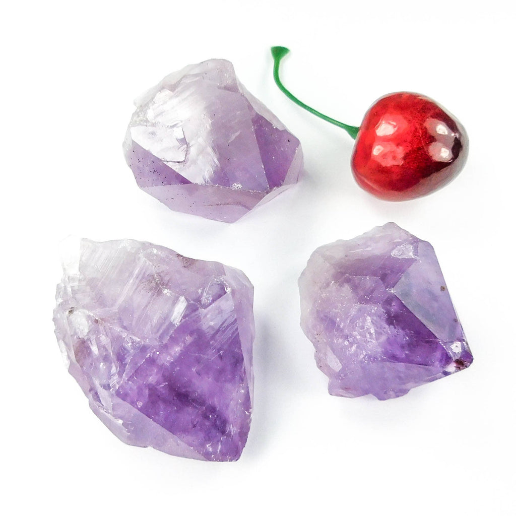 Large Purple Amethyst Crystal Points Rough Raw