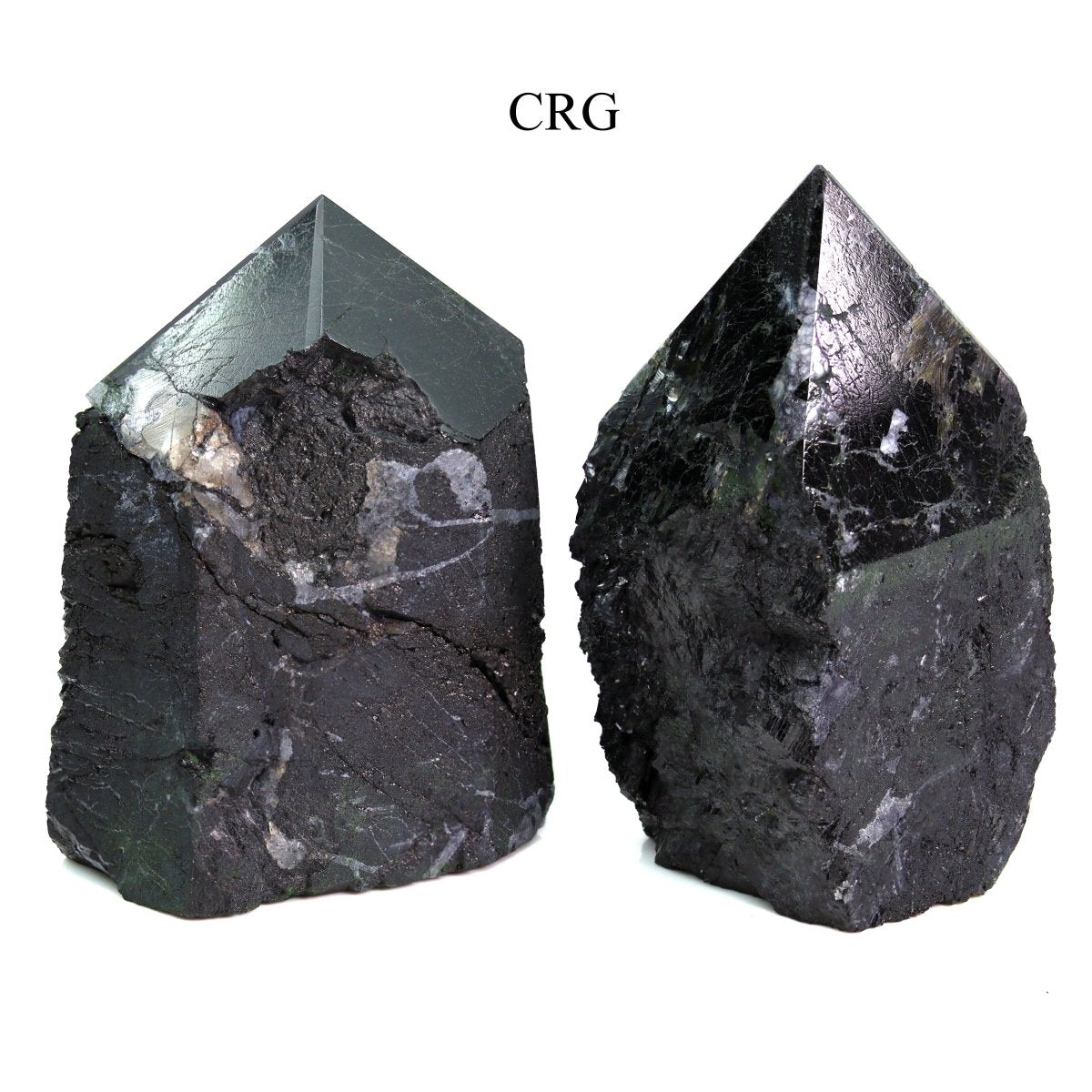 Black Tourmaline Top Polished Points / 1.5-3" AVG - 1 KILO LOT