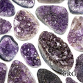 Amethyst Druzy Freeforms with Polished Edges / 2-5" AVG - 1 KILO LOT