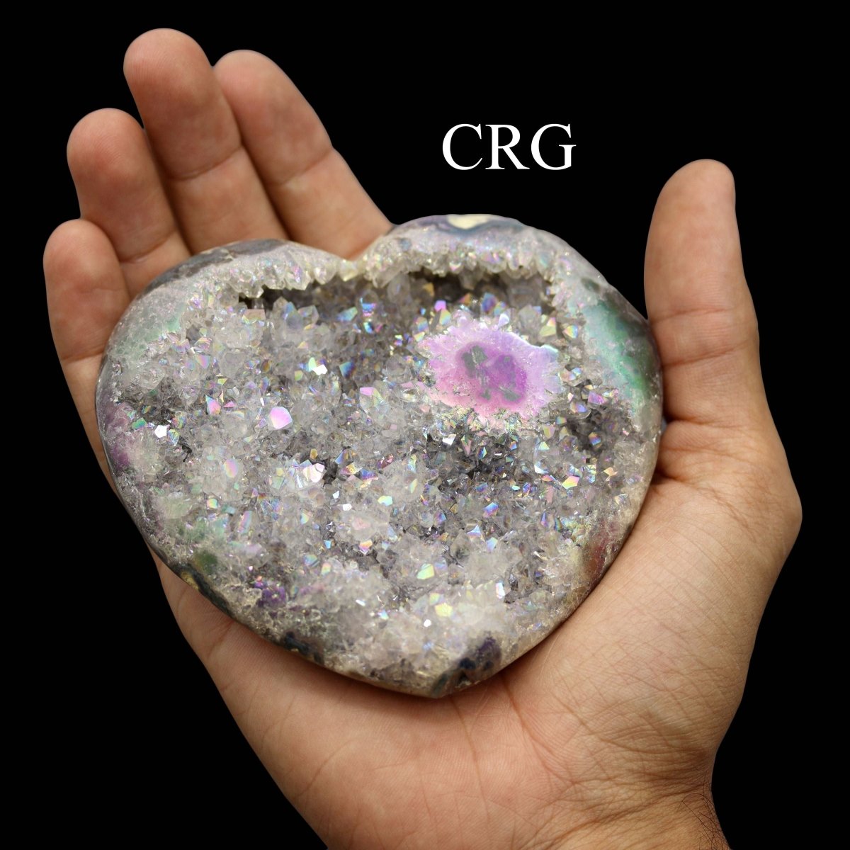 Angel Aura Amethyst Hearts / 150-500g AVG - 1 KILO LOT