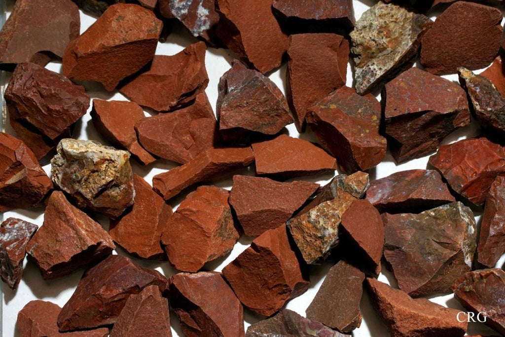 Rough Red Jasper / 1-2" AVG - 1 LB. LOT