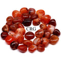 Tumbled Extra Quality Carnelian / 10-30mm AVG - 1 LB. LOT