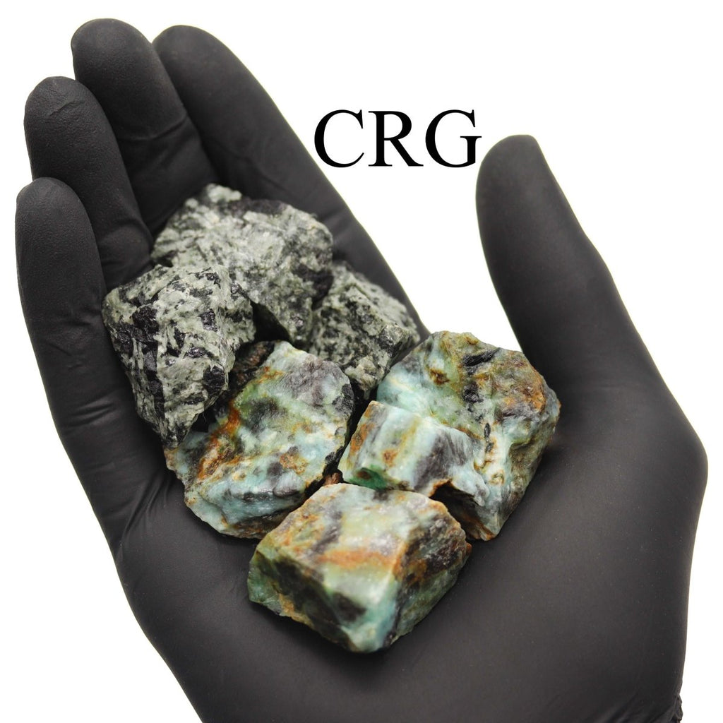 Rough Mixed Chrysocolla and Kambaba Jasper / 25-40mm AVG - 1 KILO LOT