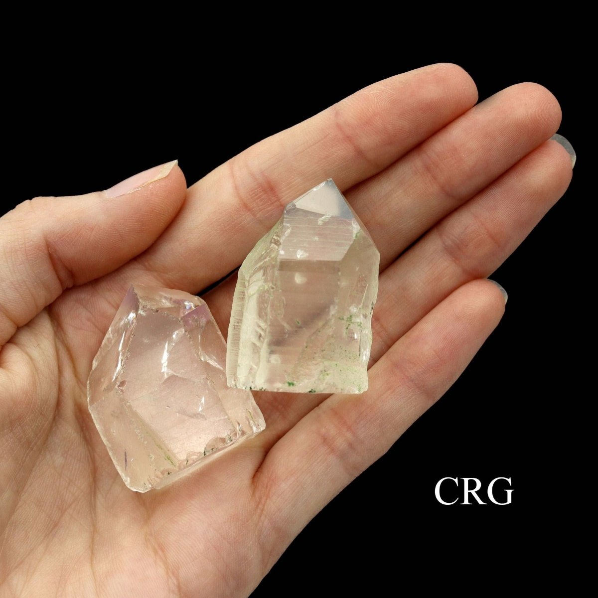 Clear Quartz Points with Cut Bases / 1-1.5" AVG - 1 KILO LOT