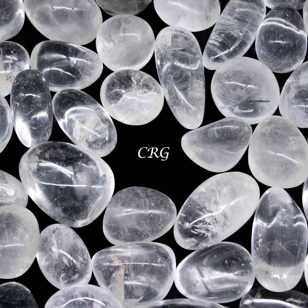 Tumbled Clear Quartz / 15-40mm AVG - 1 LB. LOT