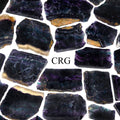 Dark Rainbow Fluorite Slabs / 7-8cm AVG - 1 KILO LOT