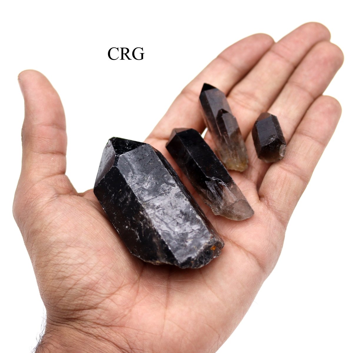 Dark Smoky Quartz Points / 1-4" AVG - 1 KILO LOT