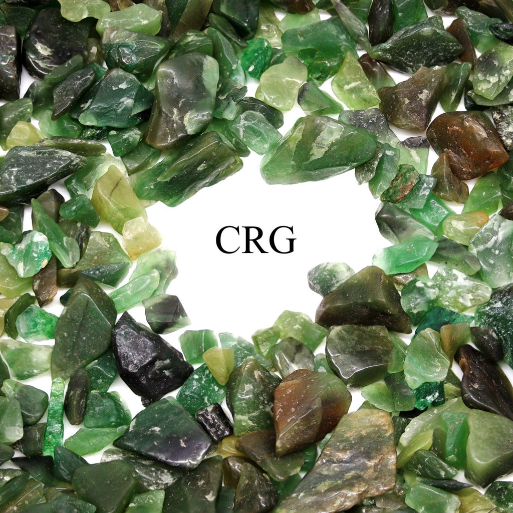 Tumbled Green Aventurine Confetti Chips / 4-7mm AVG - 1 KILO LOT