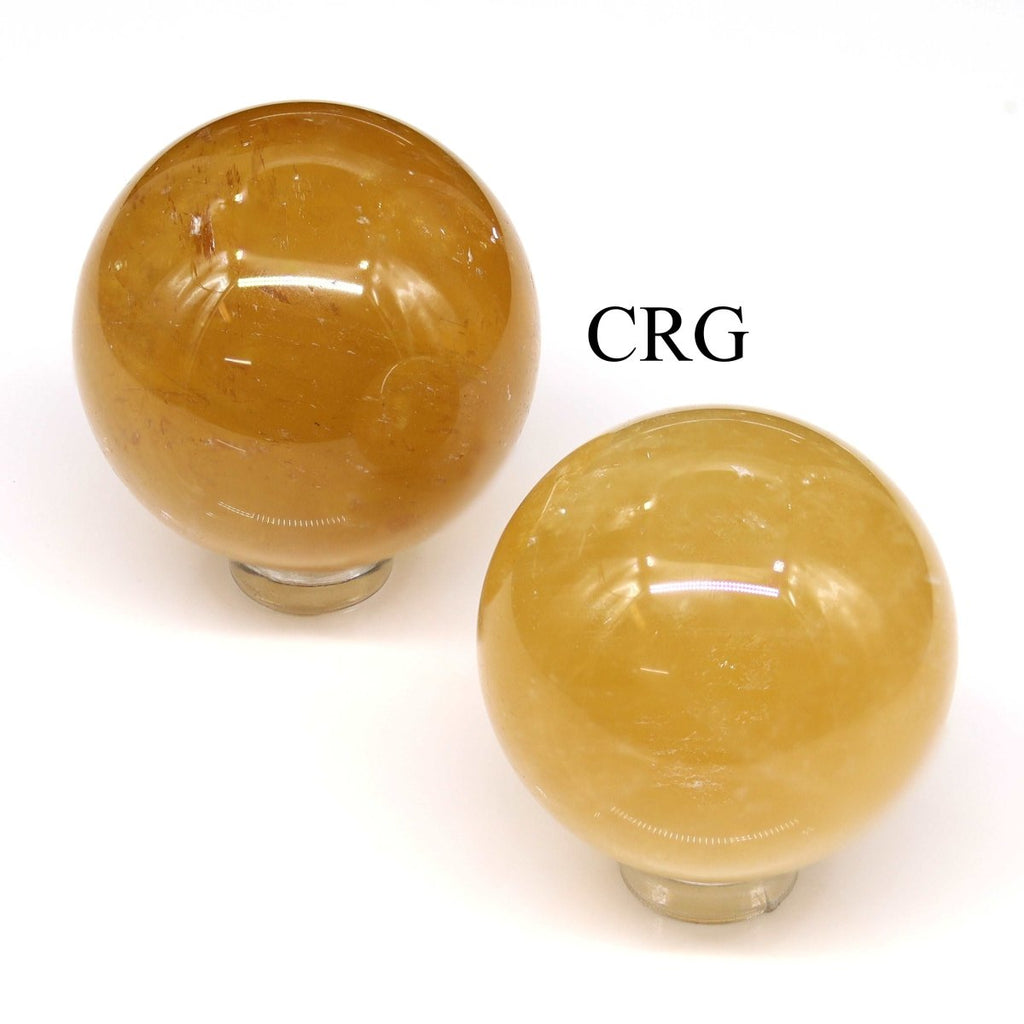 Honey Calcite Spheres / 4-7cm AVG - 1 KILO LOT