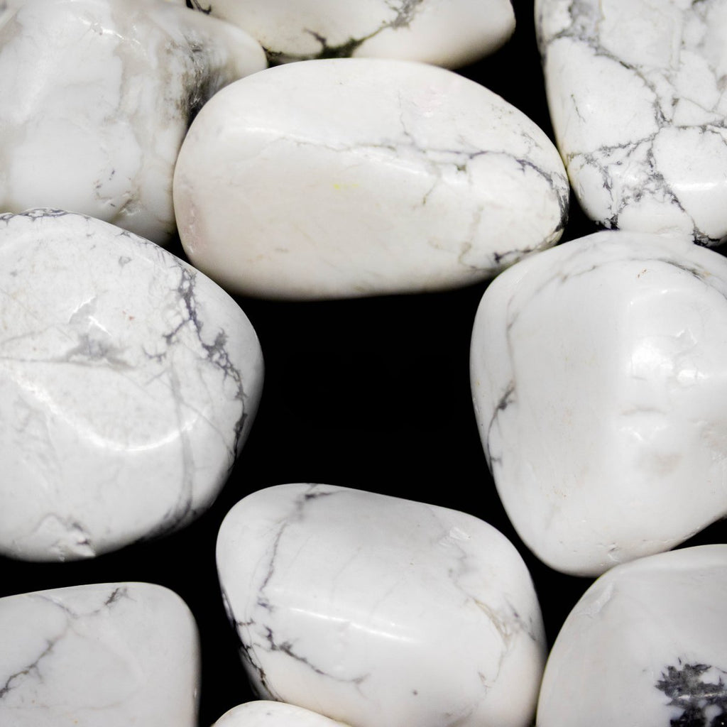 1LB. Howlite Tumbled Stones