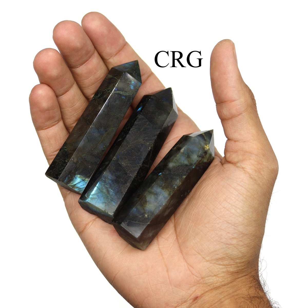 Labradorite Obelisks / 4-12cm AVG - 1 KILO LOT
