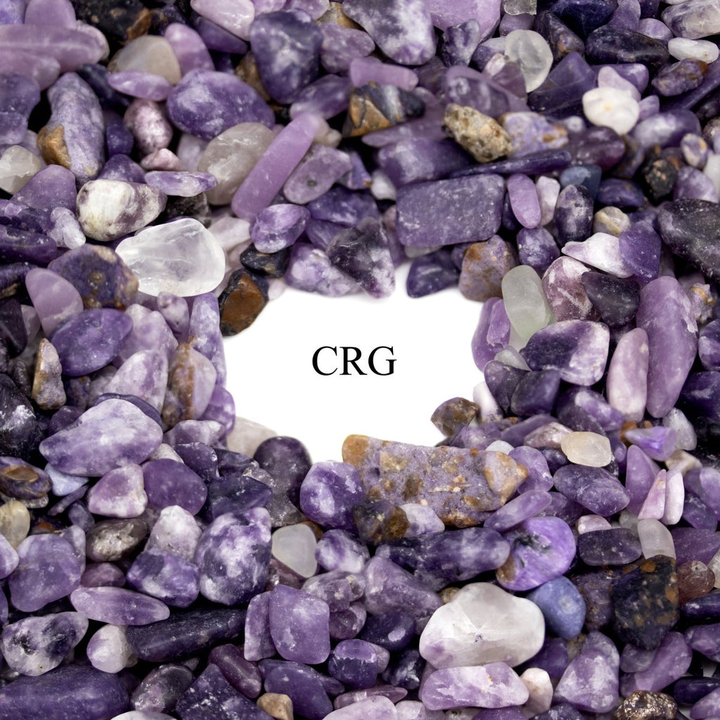 Tumbled Lepidolite Confetti Chips / 4-7mm AVG - 1 KILO LOT