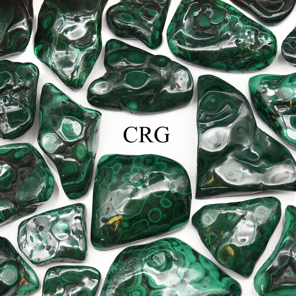 Malachite Freeforms / 1.5-5" AVG - 1 KILO LOT