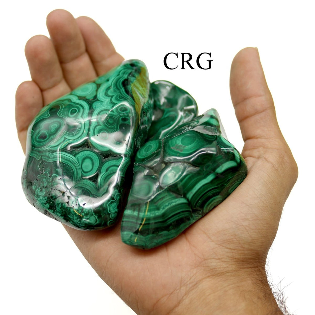 Malachite Freeforms / 1.5-5" AVG - 1 KILO LOT