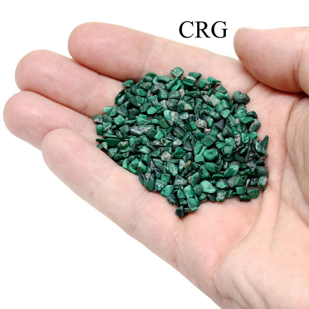 Tumbled Malachite Confetti Chips / 4-7mm AVG - 1 KILO