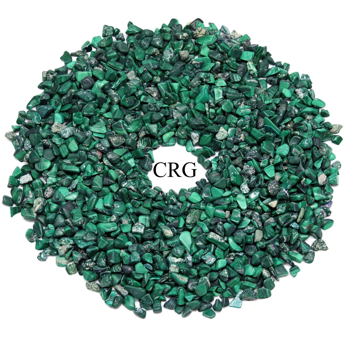 Tumbled Malachite Confetti Chips / 4-7mm AVG - 1 KILO