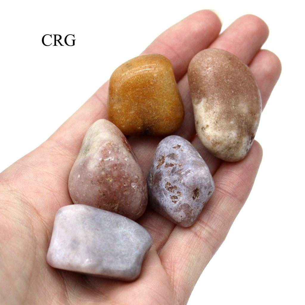 Tumbled Pink Amethyst / 1-1.5" AVG - 1 LB. LOT