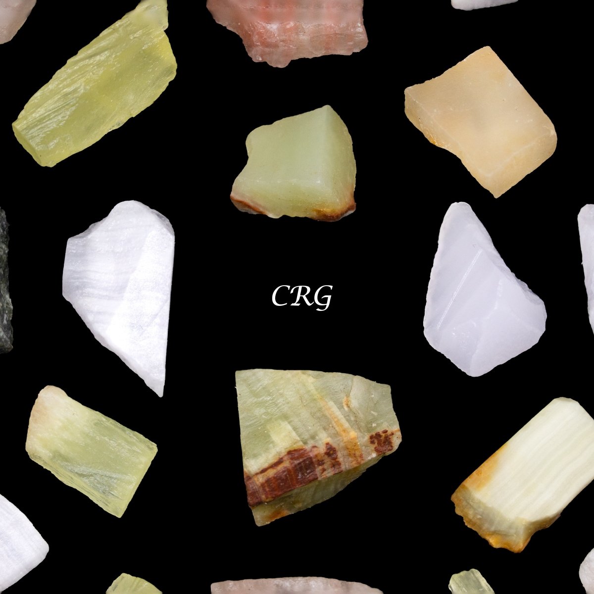 Mixed Rough Calcite Chips - 1-19 mm - 1 kg.