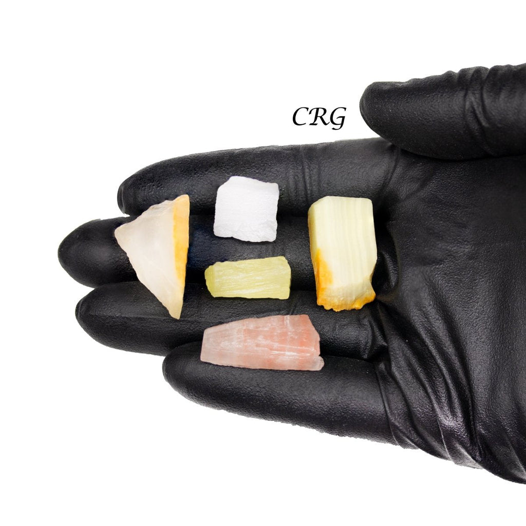 Mixed Rough Calcite Chips - 1-19 mm - 1 kg.