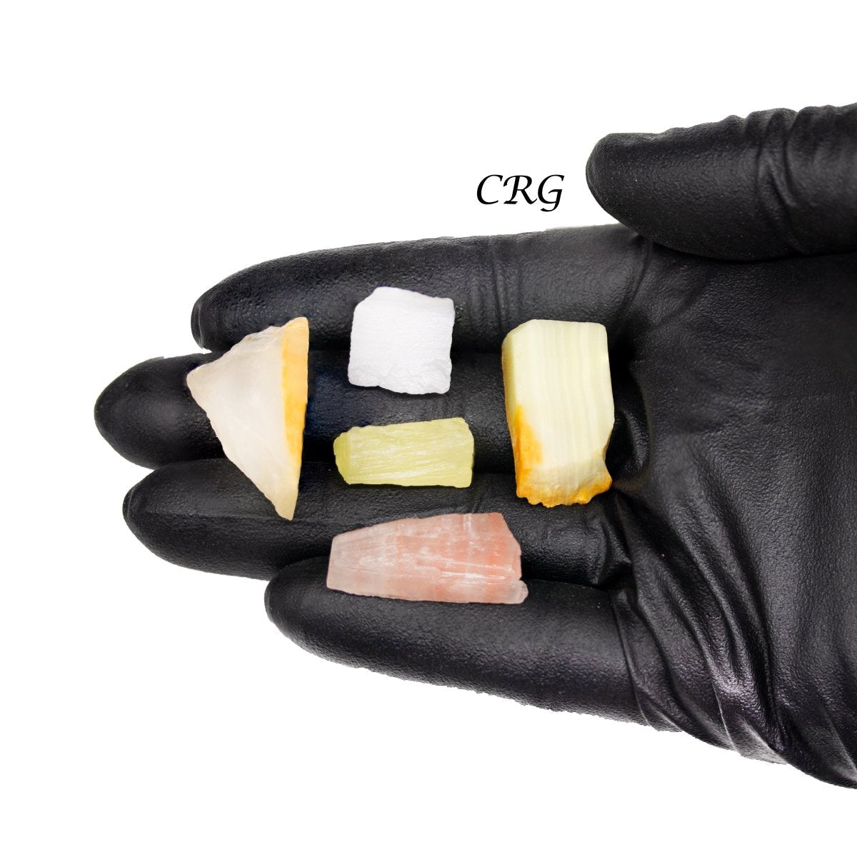 Mixed Rough Calcite Chips - 1-19 mm - 1 kg.