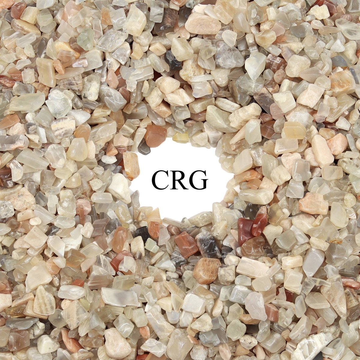 Tumbled Mixed Moonstone Confetti Chips / 4-7mm AVG - 1 KILO LOT