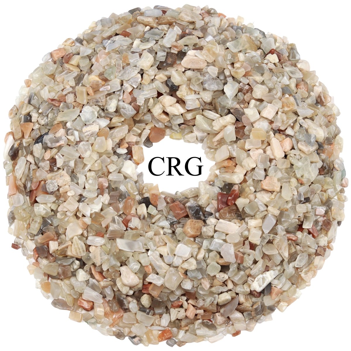 Tumbled Mixed Moonstone Confetti Chips / 4-7mm AVG - 1 KILO LOT