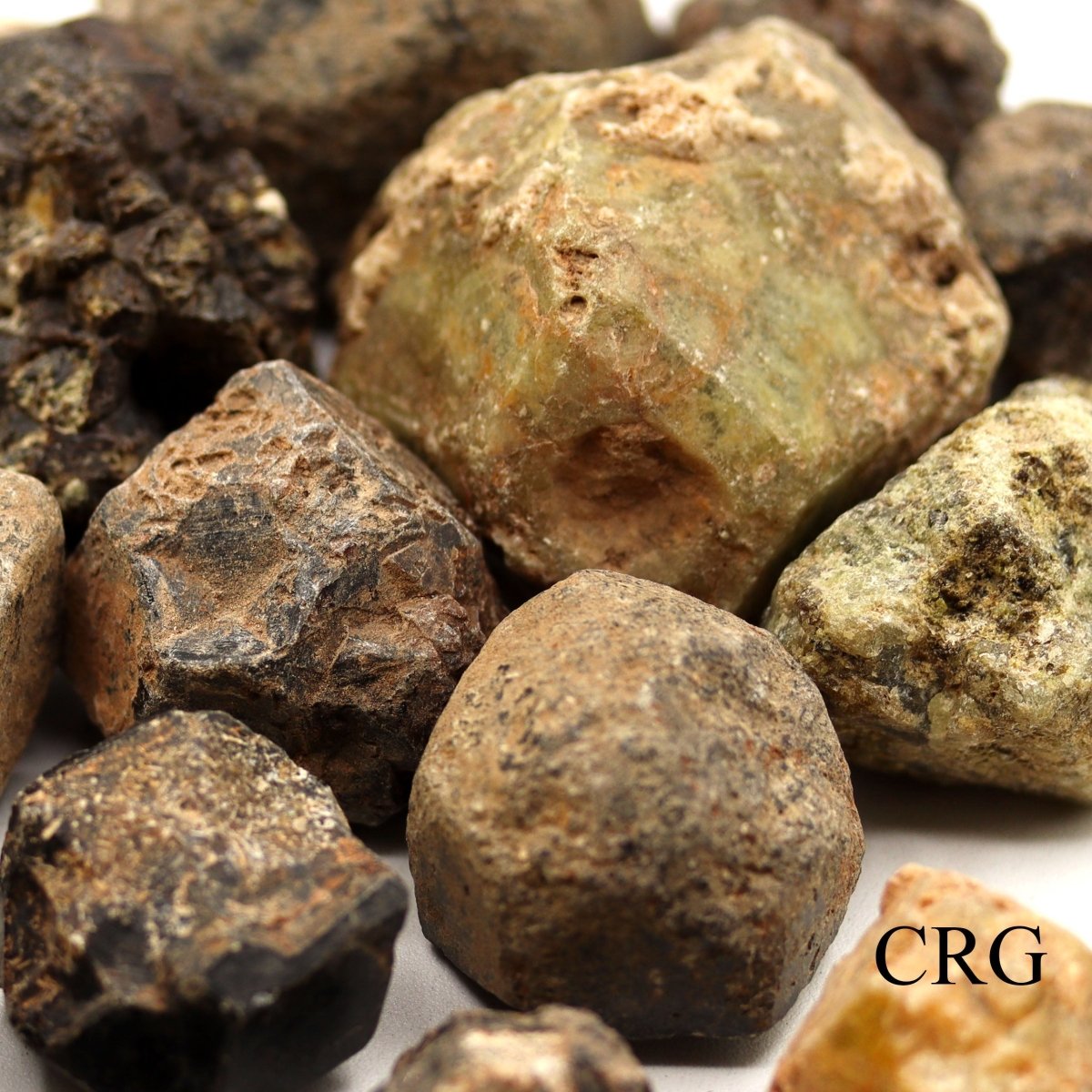 Rough Multicolored Garnets / 0.75-1.75" AVG - 1 KILO LOT
