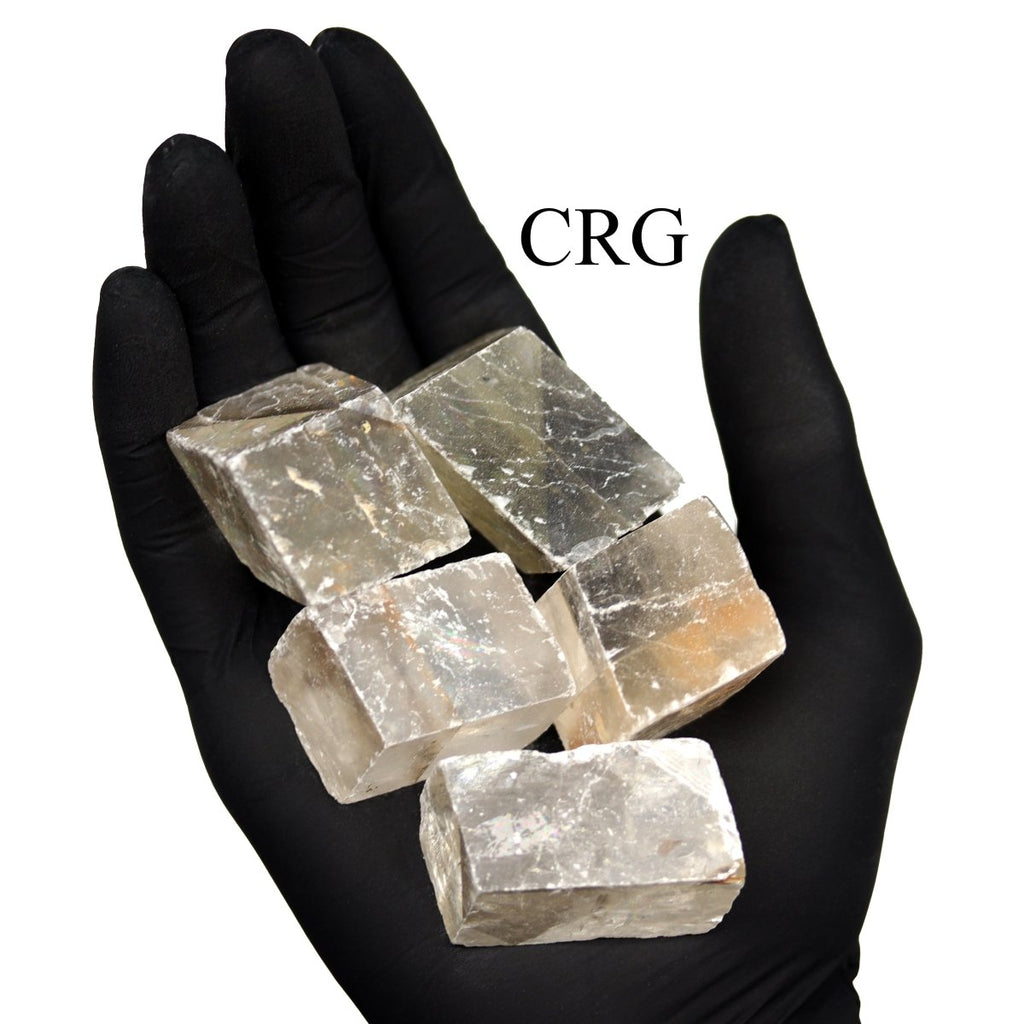Rough Optical Calcite with Inclusions / 1.5-2.5" AVG - 1 KILO LOT