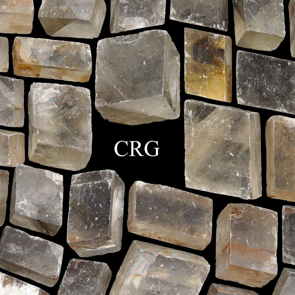 Rough Optical Calcite with Inclusions / 1.5-2.5" AVG - 1 KILO LOT