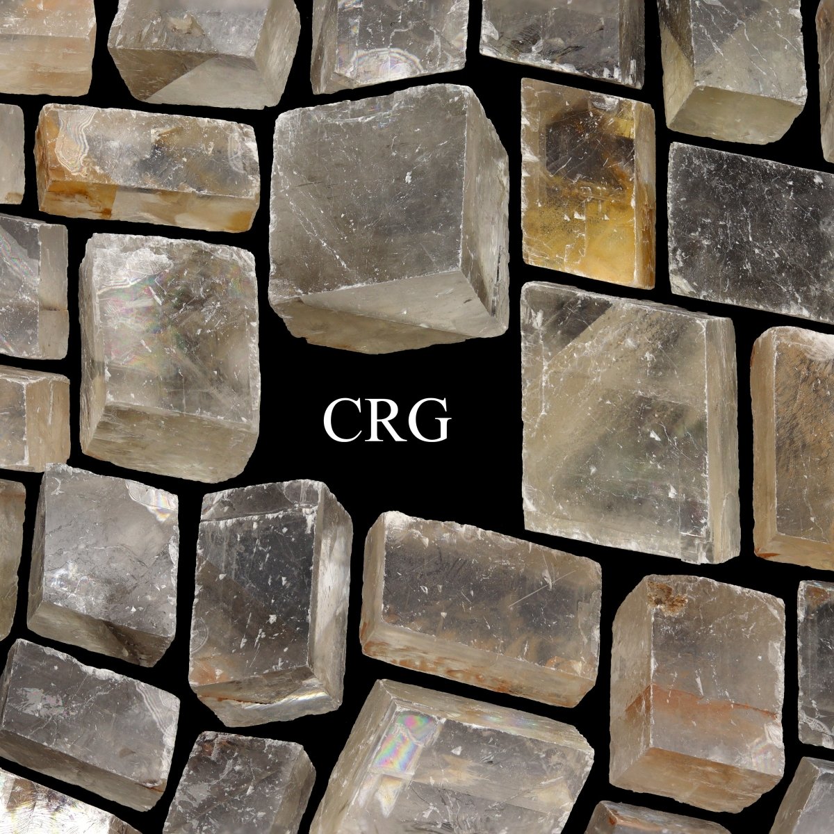 Rough Optical Calcite with Inclusions / 1.5-2.5" AVG - 1 KILO LOT