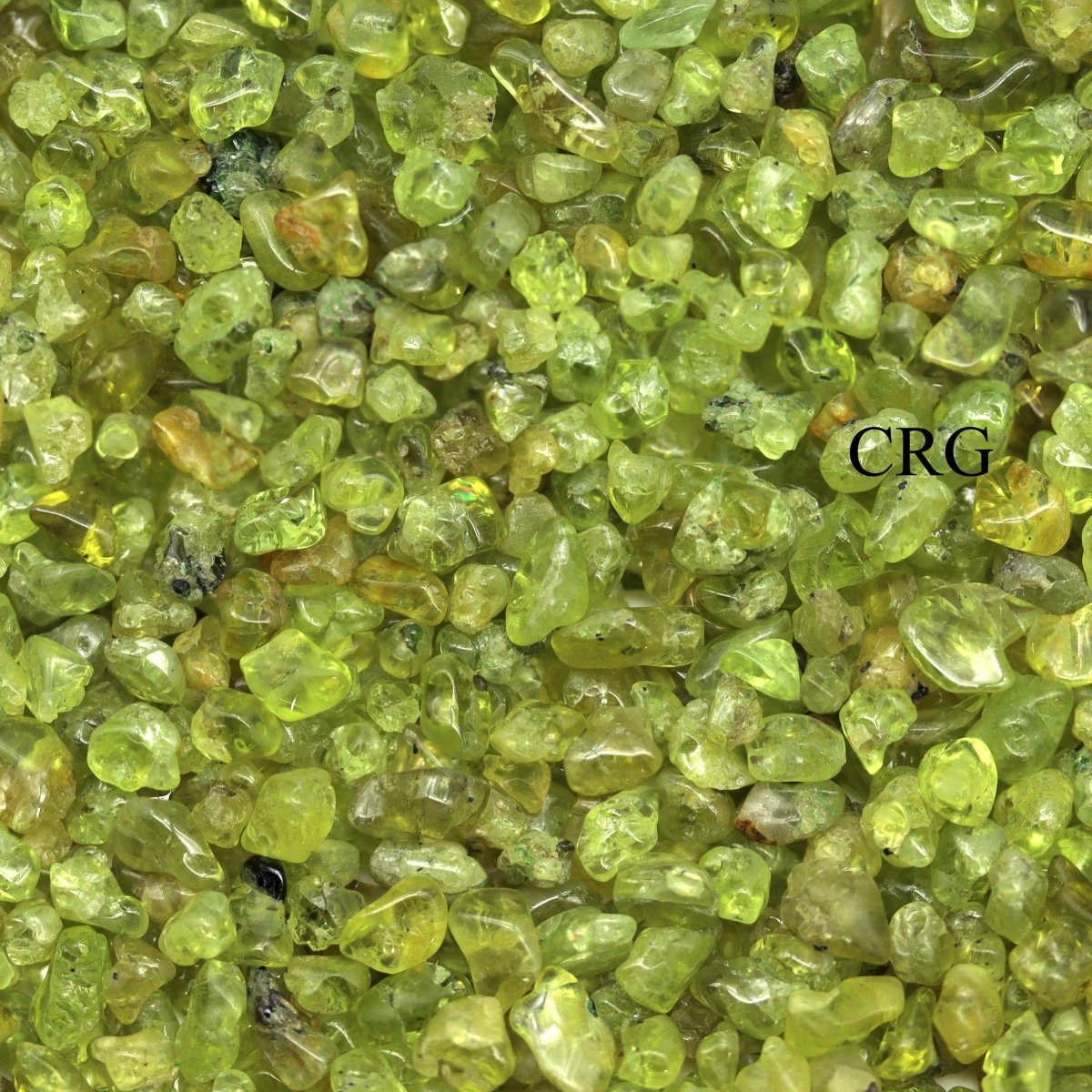 Tumbled Peridot Confetti Chips / 4-7mm AVG - 1 KILO LOT