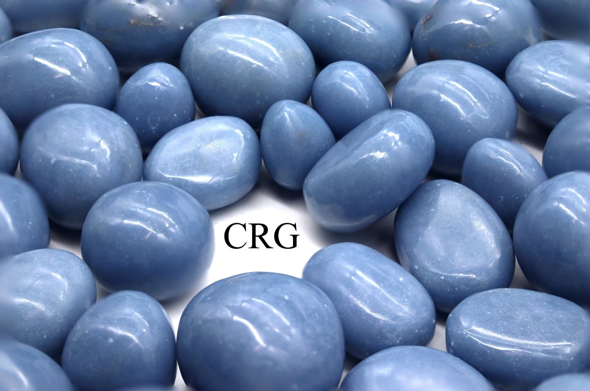 Tumbled Angelite / 20-35mm AVG - 1 KILO LOT