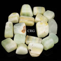Tumbled Extra Quality Pistachio Calcite / 1-2" AVG - 1 KILO LOT