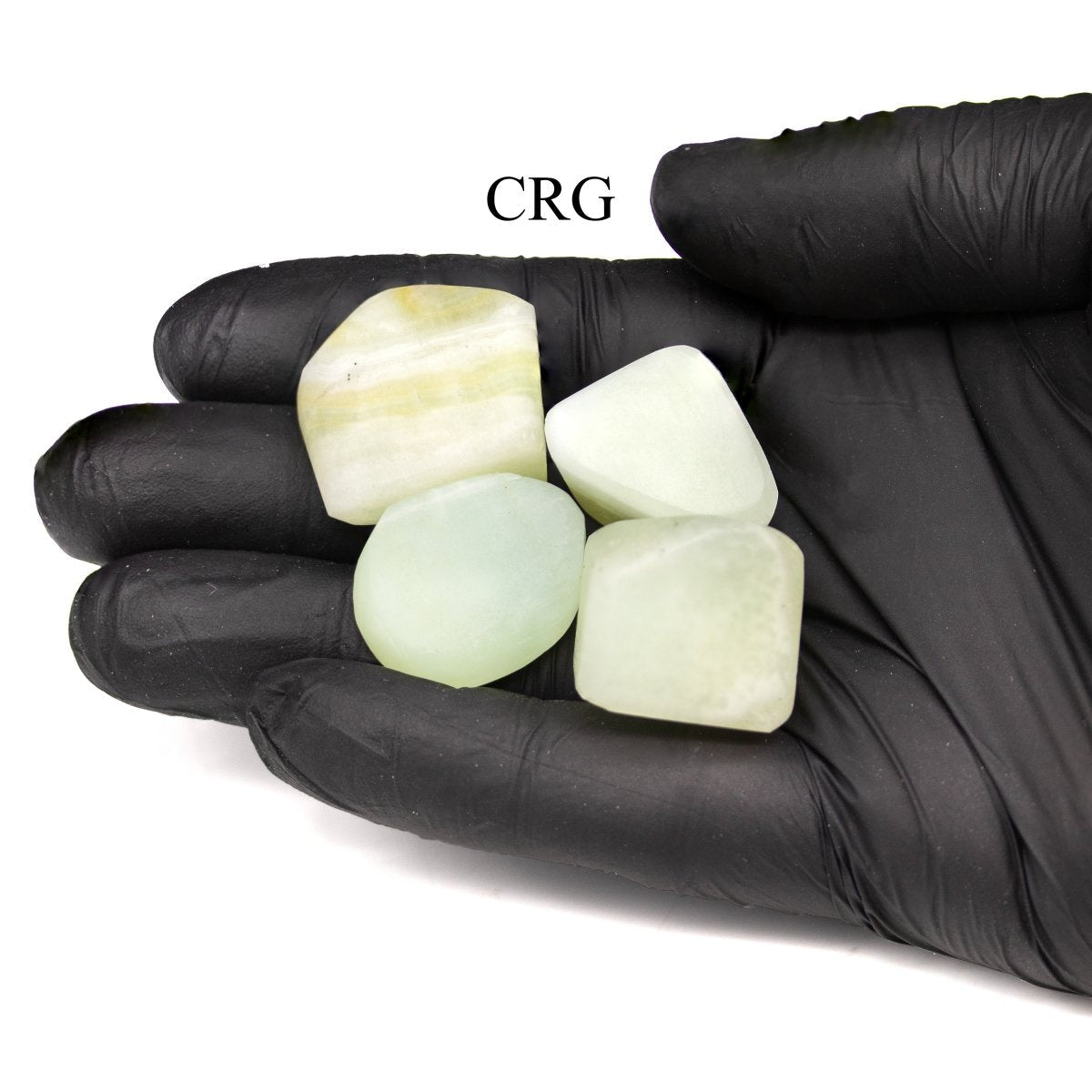 Tumbled Extra Quality Pistachio Calcite / 1-2" AVG - 1 KILO LOT