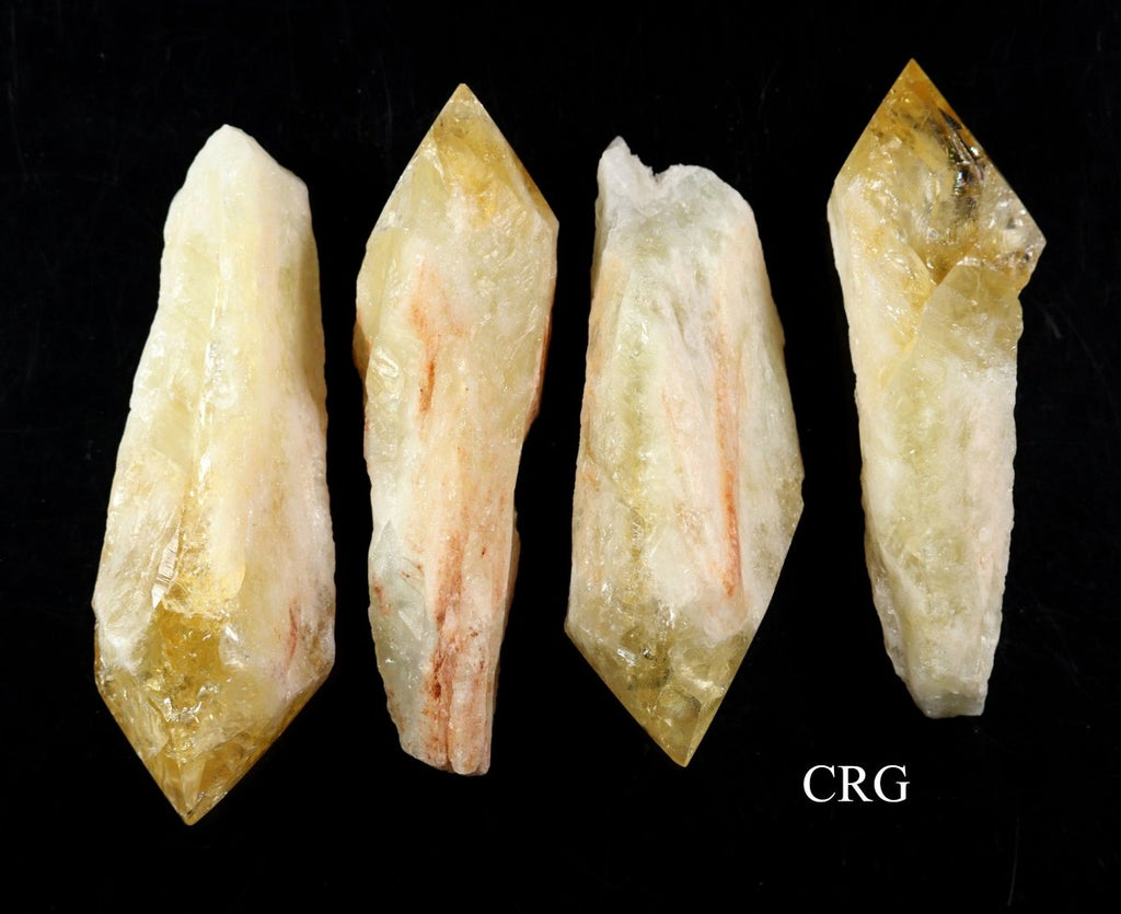 Polished Citrine Cathedral Points / 3-6" AVG - 1 KILO LOT