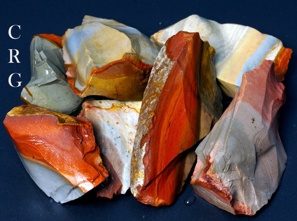 Rough Polychrome Desert Jasper / 1-2" AVG - 1 KILO LOT