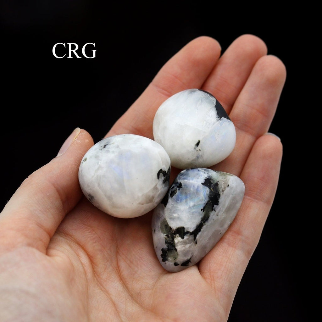 Tumbled Rainbow Moonstone / 30-35mm AVG - 1 KILO LOT