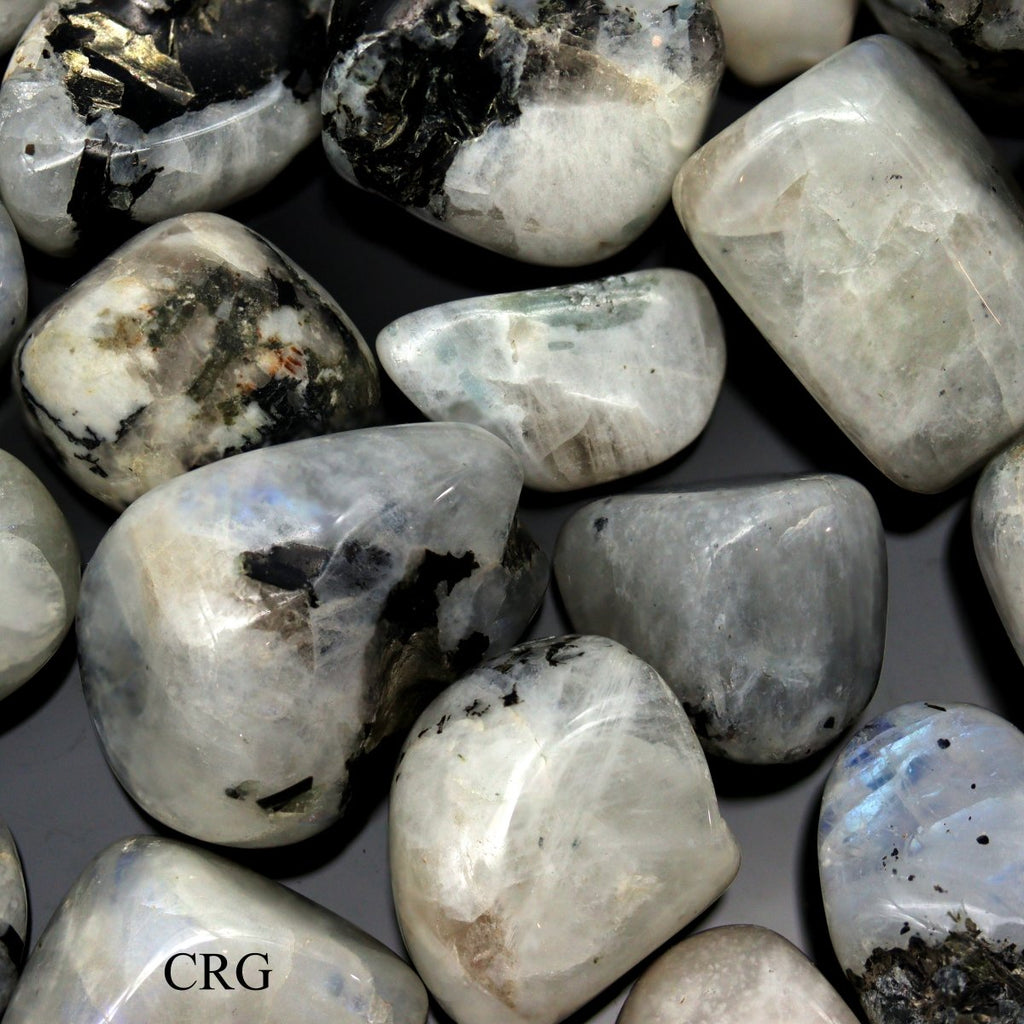Tumbled Rainbow Moonstone / 20-40mm AVG - 1 KILO LOT