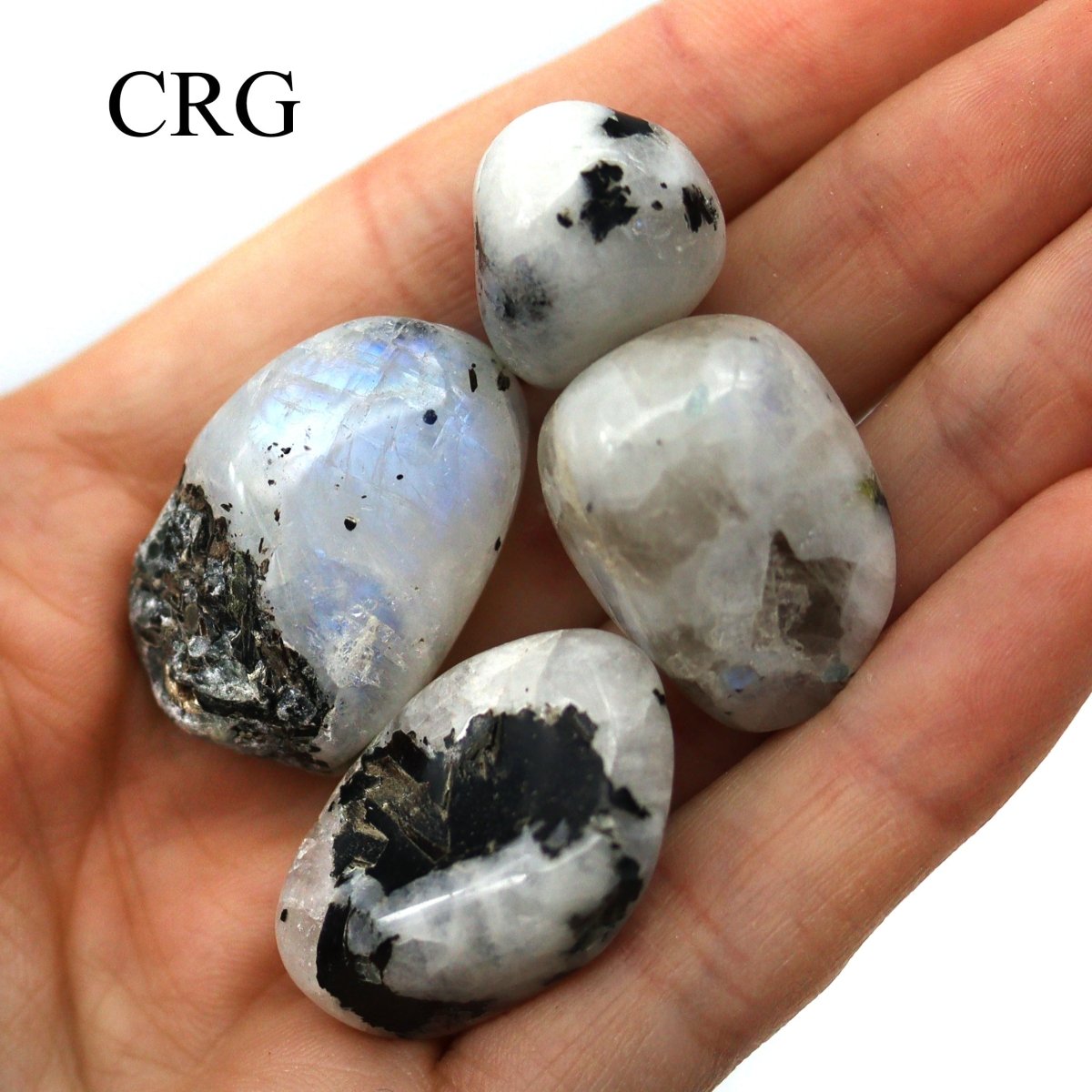 Tumbled Rainbow Moonstone / 20-40mm AVG - 1 KILO LOT