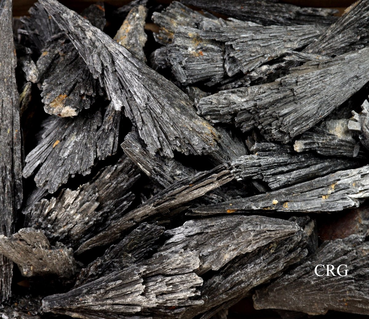 Rough Black Kyanite Blades / 1-5" AVG - 1 KILO LOT