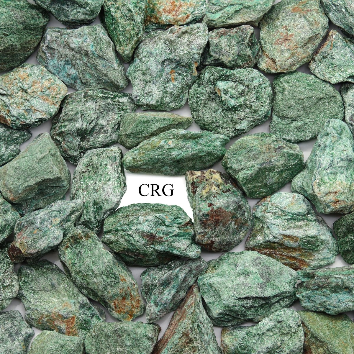 Rough Green Fuchsite / 30-60mm AVG - 1 KILO LOT