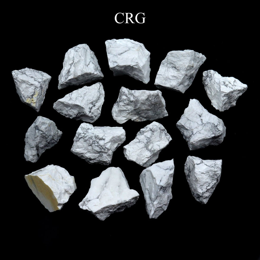 Rough White Howlite / 1-2" AVG - 1 KILO LOT