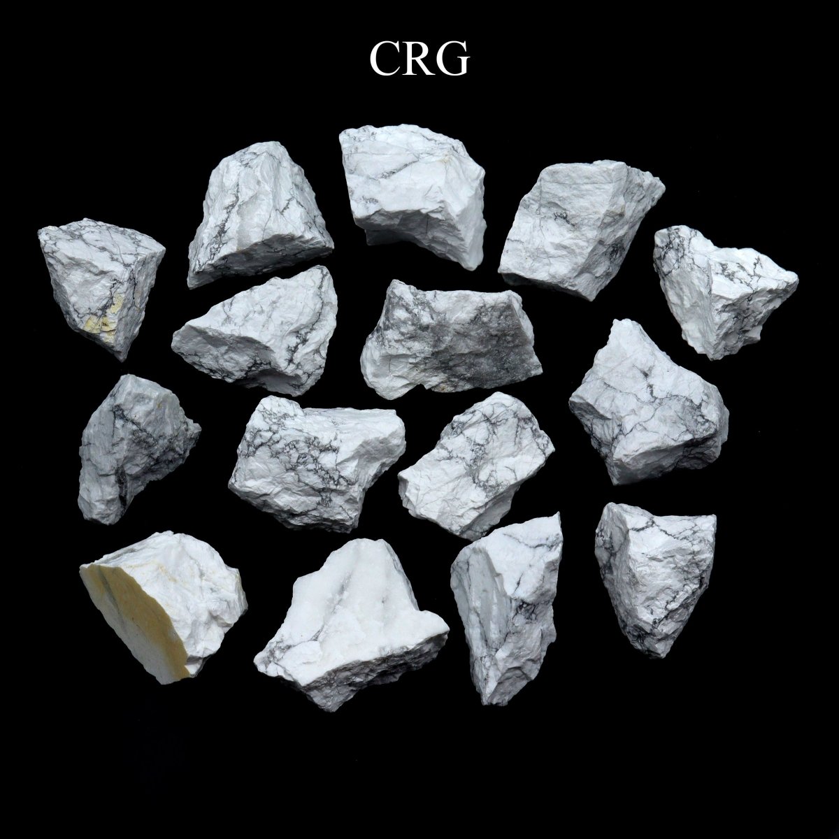 Rough White Howlite / 1-2" AVG - 1 KILO LOT