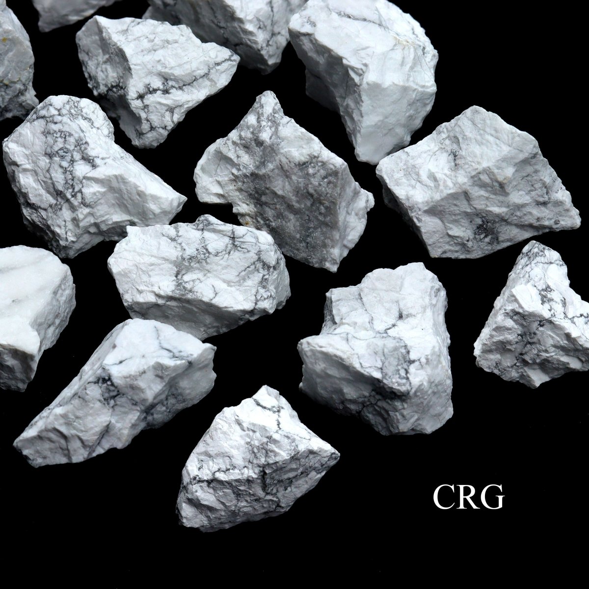 Rough White Howlite / 1-2" AVG - 1 KILO LOT