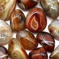 Sardonyx Palm Stones / 2-3.5" AVG - 1 KILO LOT