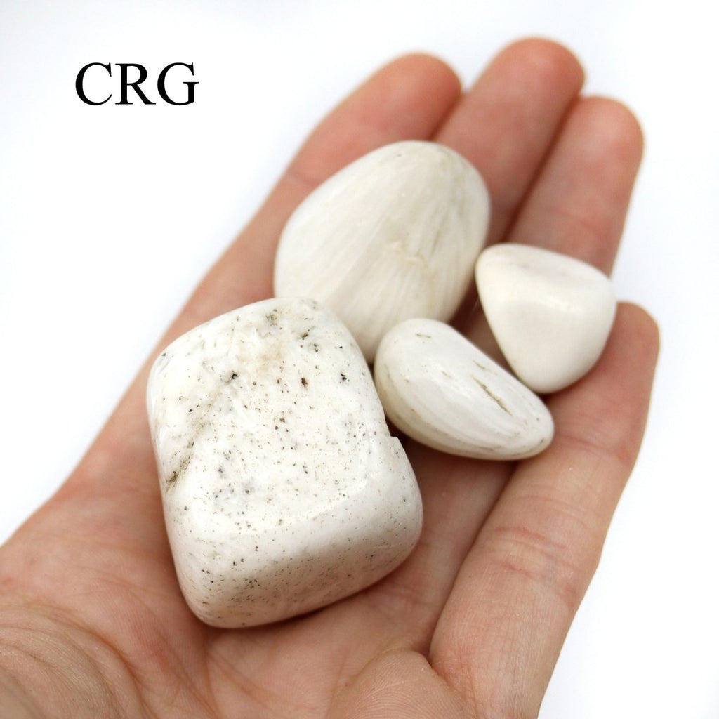 Tumbled Scolecite / 20-40mm AVG - 1 KILO LOT