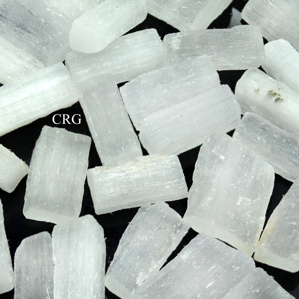 Rough Selenite Chips / 1-2" AVG - 1 KILO LOT