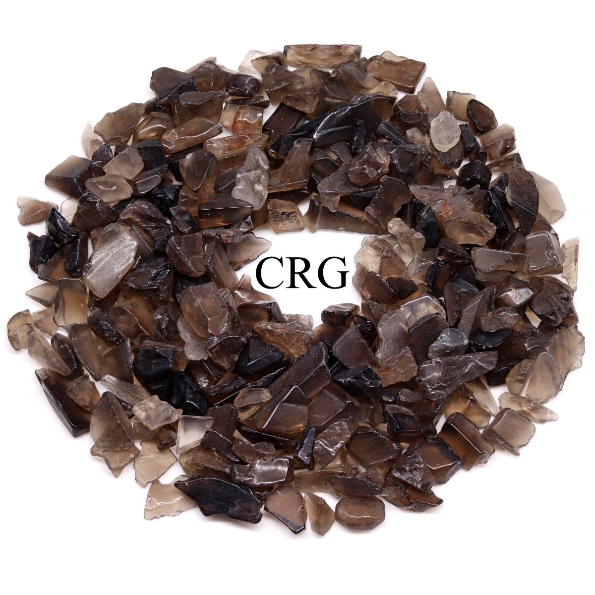 Tumbled Smoky Quartz Confetti Chips / 4-7mm AVG - 1 KILO LOT