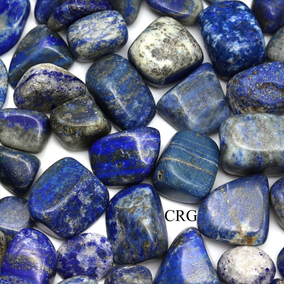 Tumbled Mixed Sodalite and Lapis Lazuli / 20-40MM AVG - 1 KILO LOT