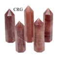 Strawberry Quartz Obelisk Towers / 4-12cm AVG - 1 KILO LOT